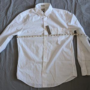 NWT J. Crew M Secret Wash Classic Fit in Poplin